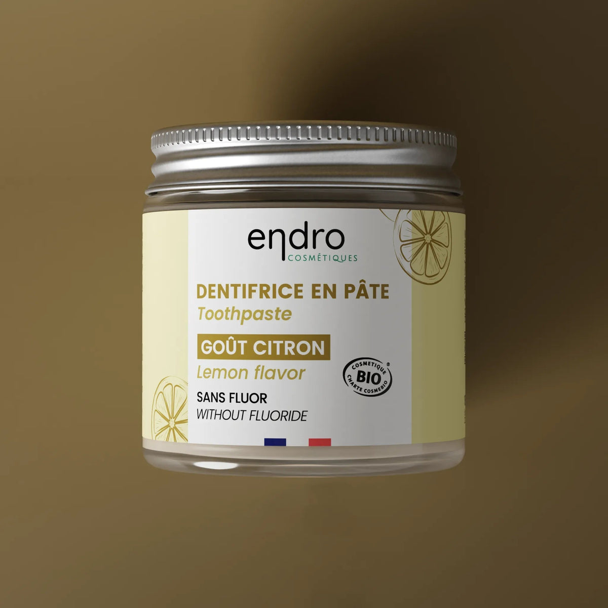 Zero-Waste Mineral Toothpaste Paste in Glass Jar - Zesty Lemon