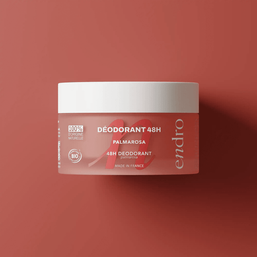 48H Natural Antibacterial Deodorant Balm - Palmarosa & Geranium