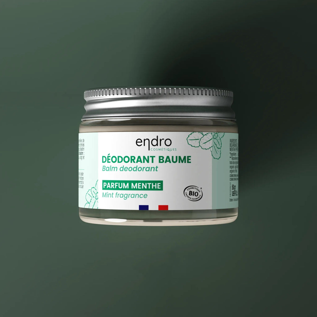48H Invigorating Natural Deodorant Balm - Peppermint & Cedarwood