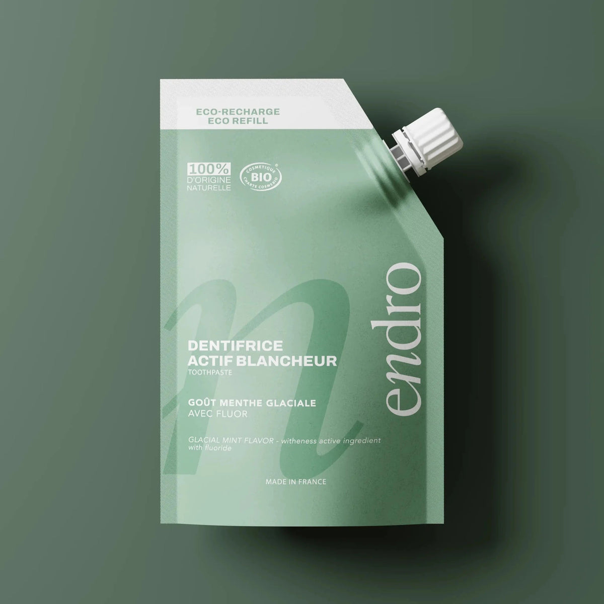 Eco-Refill Pouch for Active Whitening Fluoride Toothpaste - Glacial Mint