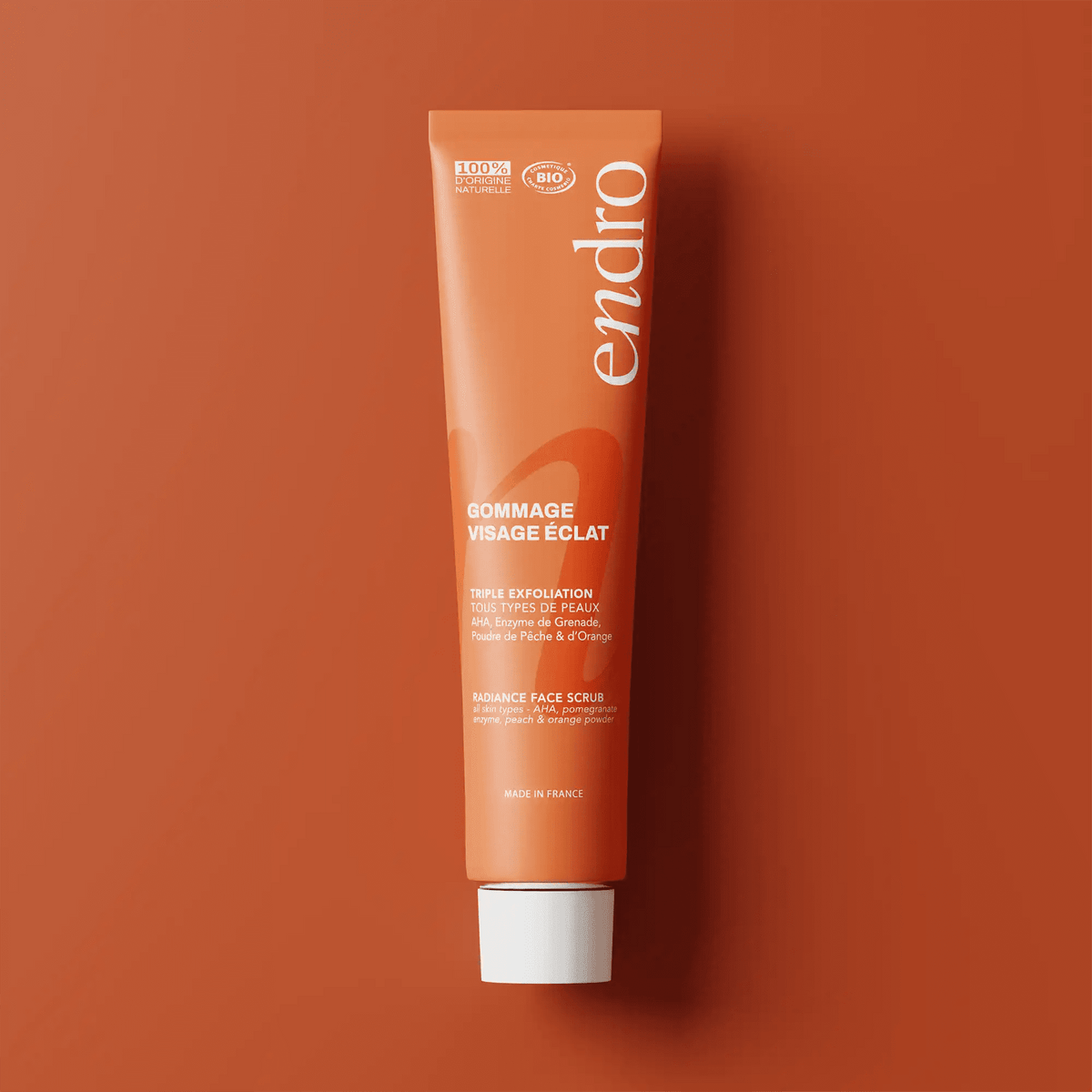 Triple-Exfoliation Radiance Facial Scrub (Orange, Peach & Pomegranate Enzyme)