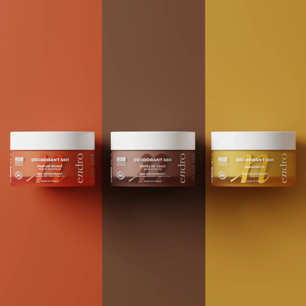 Bestsellers 48H Natural Deodorant Balms 4-Jar Pack