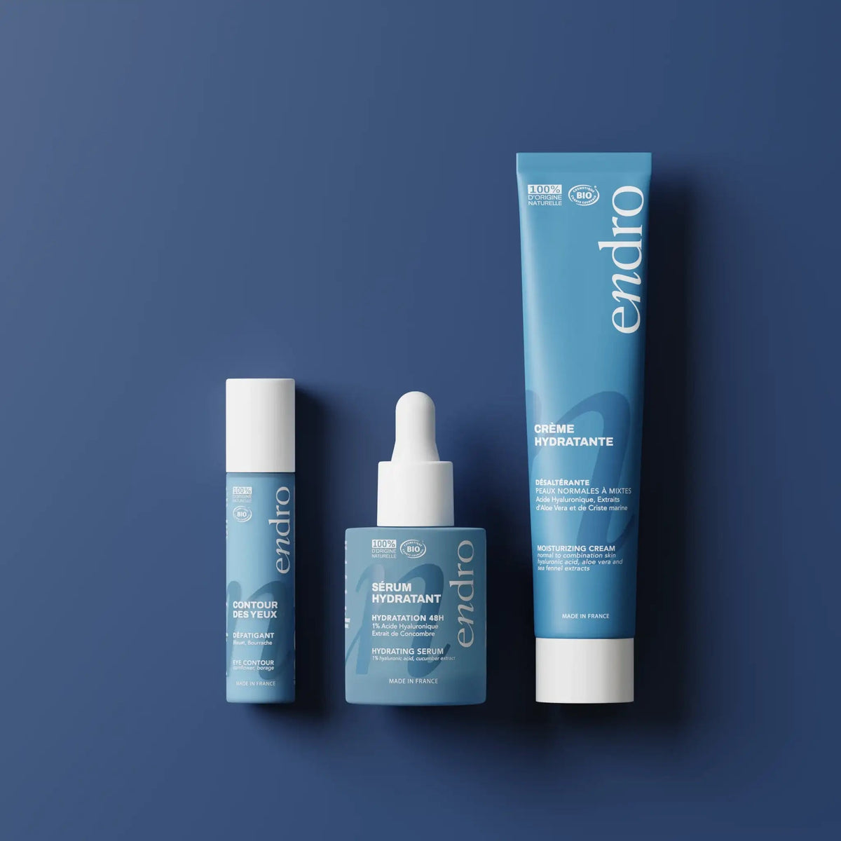 Hydrating Facial Trio Routine (Eye Care, Serum & Moisturizing Cream)